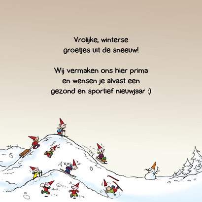 Vakantie Loeki kabouters wintersport 3