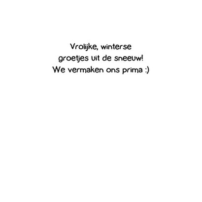 Vakantie wintersport strip ski piste 3