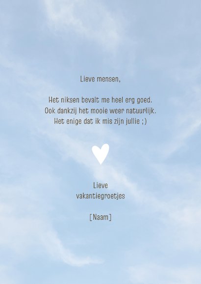 Vakantiegevoel gedicht 3