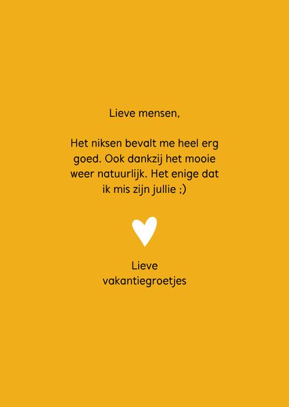 Vakantiegevoel gedicht 3