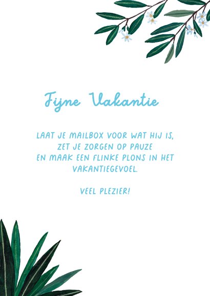 Vakantiekaart duik in de zomer en geniet van de vrijheid 3
