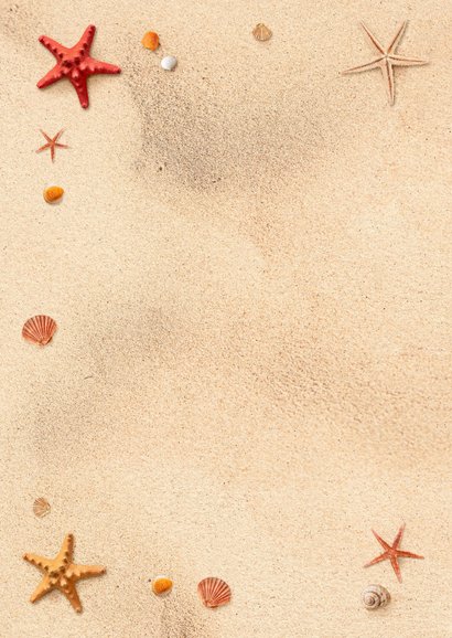 Vakantiekaart fijne vakantie tropische wegwijzers strand zon 2