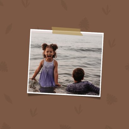 Vakantiekaart liefs met 3 eigen foto's 2