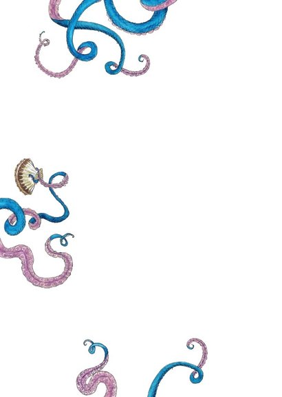 Vakantiekaart Tattood Octopus 2