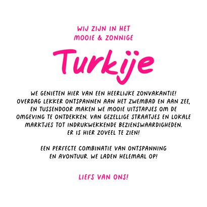 Vakantiekaart Vakantiediscounter Turkije 3