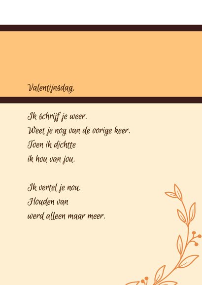 Valentijn creme roos voor jou 3