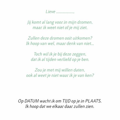 Valentijn krijtbord naam lief 3