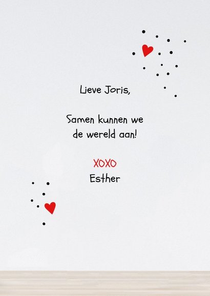 Valentijn poster All I need is you 3