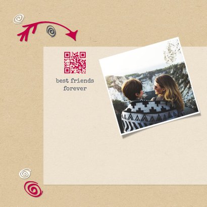Valentijn QR code Best friends forever 2