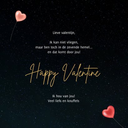 Valentijn tros hartjes ballonnen 3