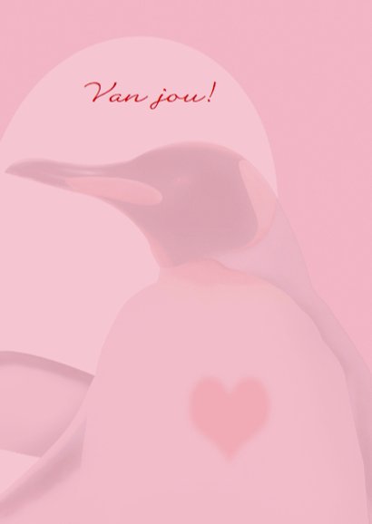 valentijn1 pinguins met groot hart 3