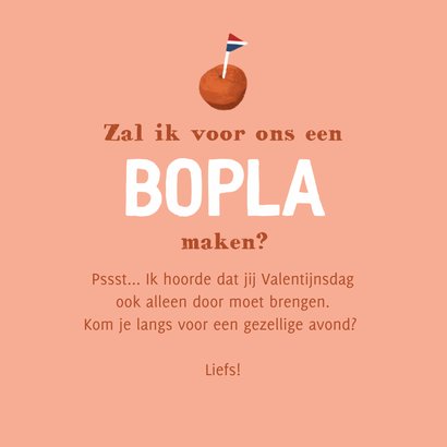 Valentijnsdag bitterbal biba grappig bopla 3