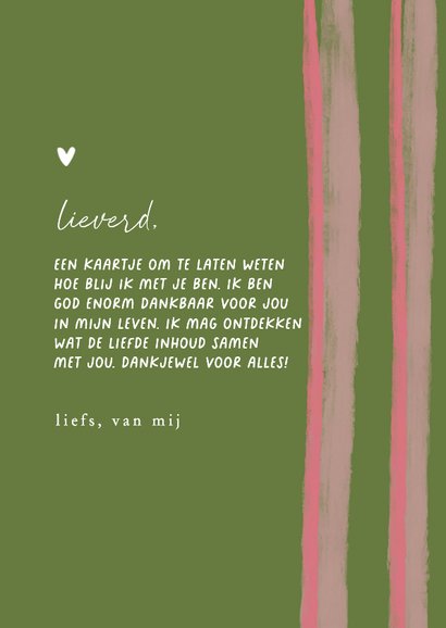 Valentijnskaart christelijk geloof hoop liefde foto strepen 3