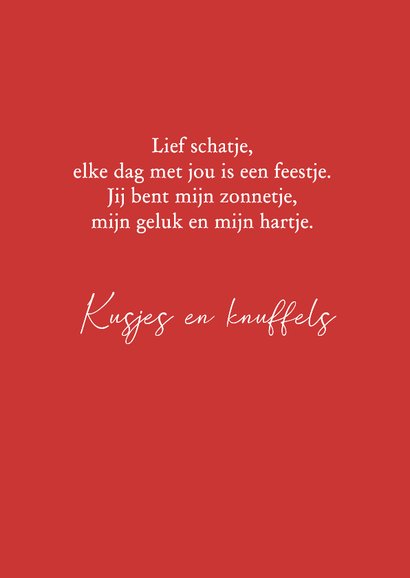 Valentijnskaart een katje voor mijn schatje 3