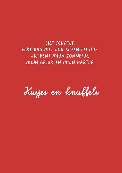 Valentijnskaart een katje voor mijn schatje 3