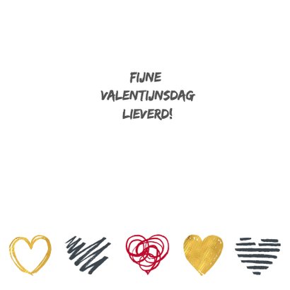 Valentijnskaart foto hartjes 3