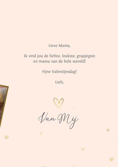 Valentijnskaart fotokaart voor de liefste mama / moeder! 3