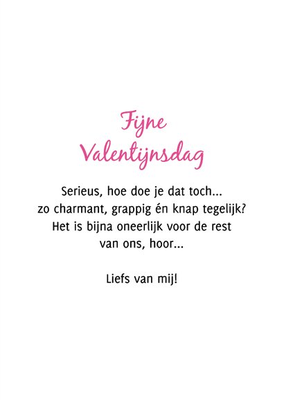 Valentijnskaart grappig man chimpansee hartjes lekkerding 3