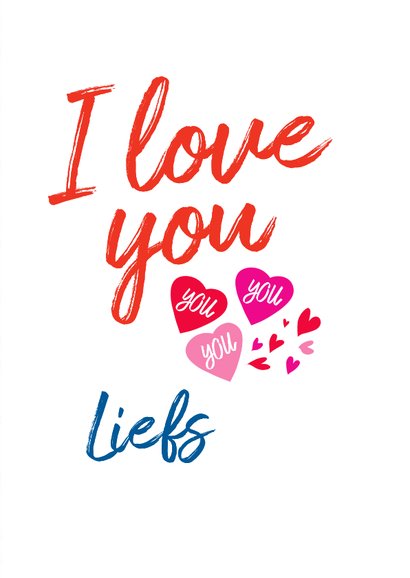 Valentijnskaart 'Hands up!' 3