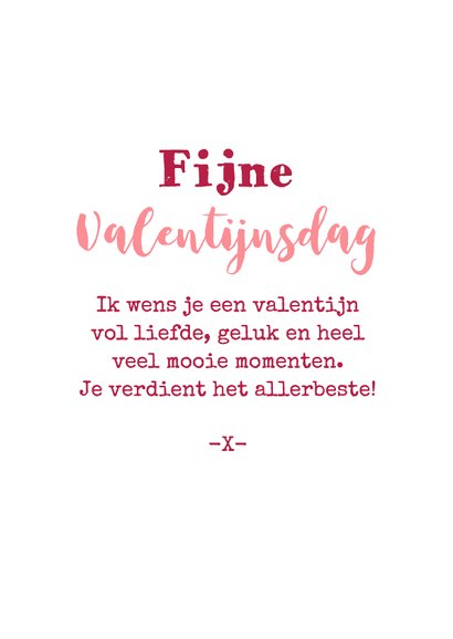 Valentijnskaart heel veel liefde voor jou envelop hartjes 3