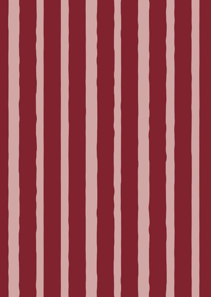 Valentijnskaart hip gestreept met foto ik hou van jou 2