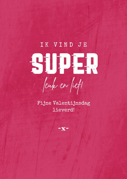 Valentijnskaart humor superman lekkerding man foto 3