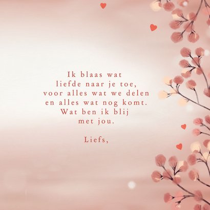 Valentijnskaart "ik blaas wat liefde naar je toe" 3