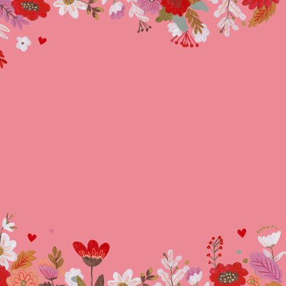 Valentijnskaart 'ik hou van jou' handen hartjesvorm 2