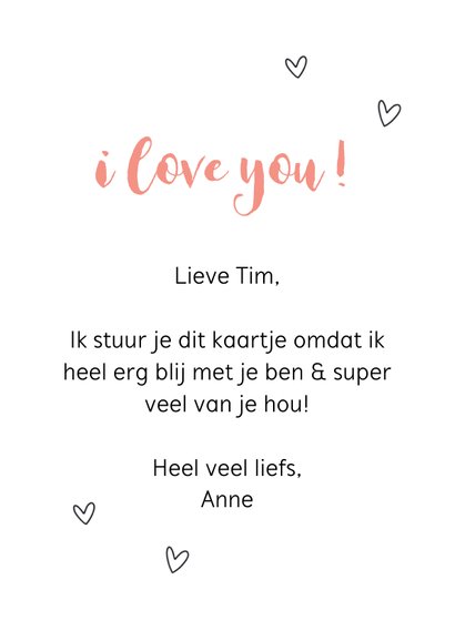 Valentijnskaart - Ik lief jou 3