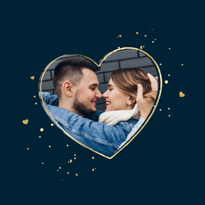 Valentijnskaart levenslang met jou hartjes foto persoonlijk 2