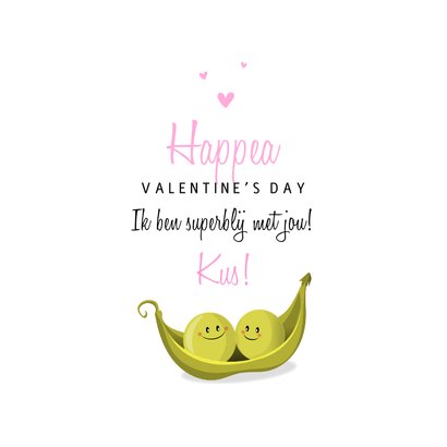 Valentijnskaart lief grappig you make me happea 3