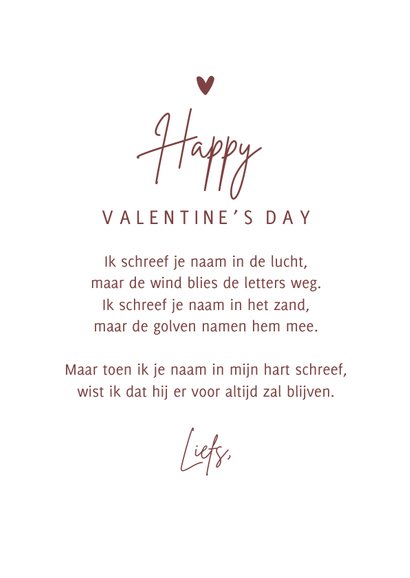 Valentijnskaart LOVE Love foto hartjes roze 3