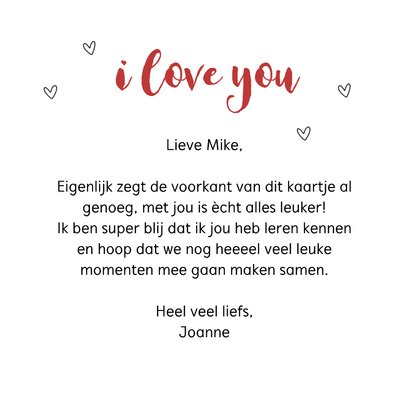 Valentijnskaart - Met jou is alles leuker 3