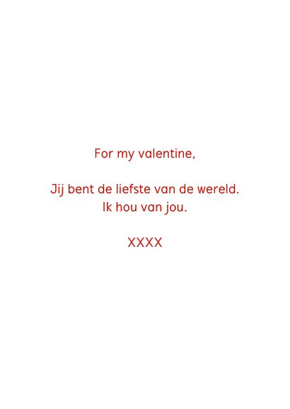 Valentijnskaart met met hartjes 3