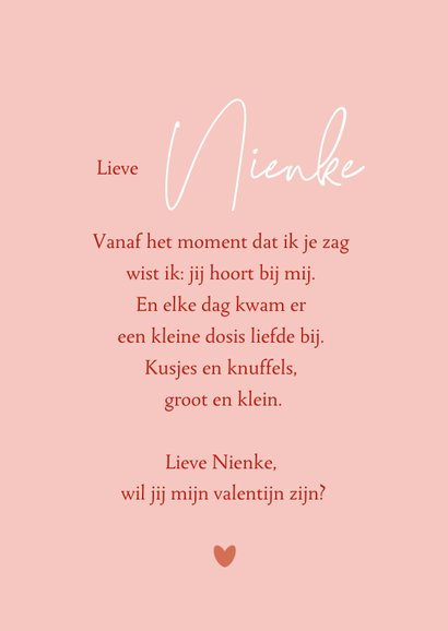 Valentijnskaart met postzegels Love 3