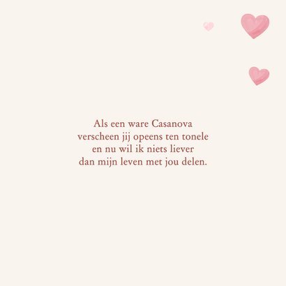 Valentijnskaart met rondvliegende hartjes 3