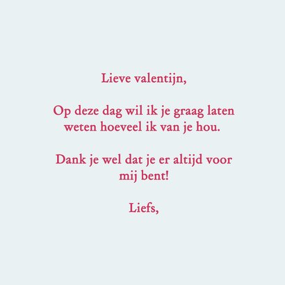 Valentijnskaart met twee otters 3