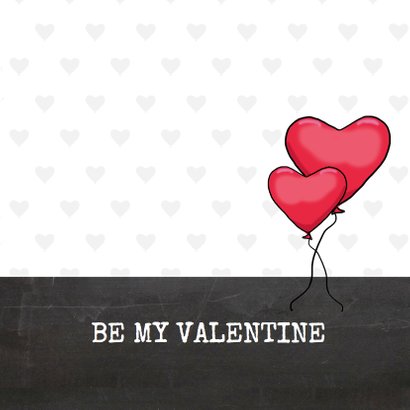 Valentijnskaart Mini ballon av 3