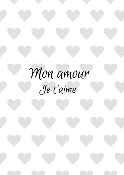 Valentijnskaart Mon Amour 3