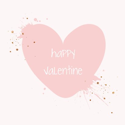 Valentijnskaart - Nijlpaard met roze hart 2