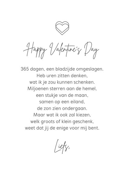 Valentijnskaart stempel i love you foto hartje 3