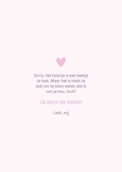 Valentijnskaart te laat telefoon notificatie 3