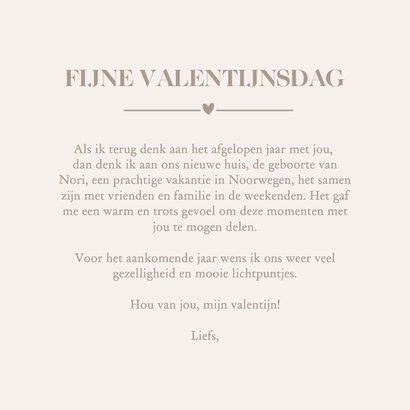 Valentijnskaart terugblik op het jaar samen - met 12 foto's 3