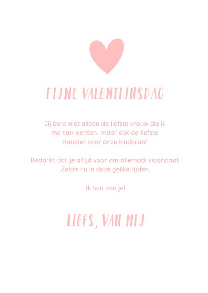 Valentijnskaart voor de liefste mama moeder van de wereld 3