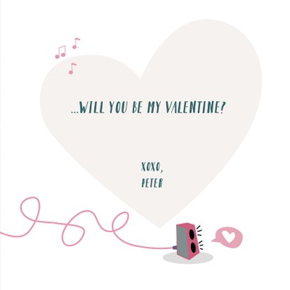 Valentijnskaart voor de muziekliefhebber 3