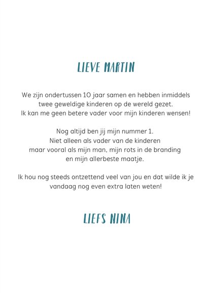 Valentijnskaart voor een man met tekst 'ik hou van jou' 3