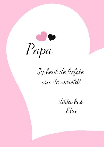 Valentijnskaart voor papa 3