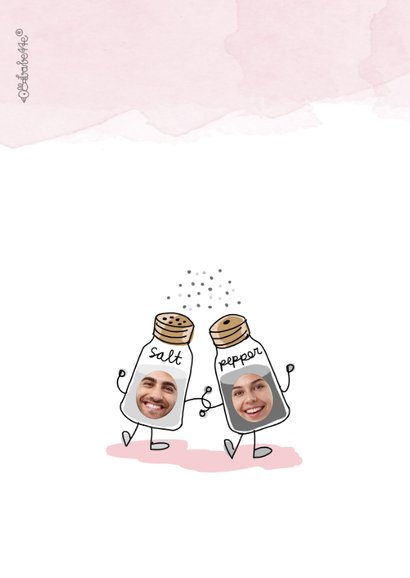 Valentijnskaart you're the pepper to my salt  2