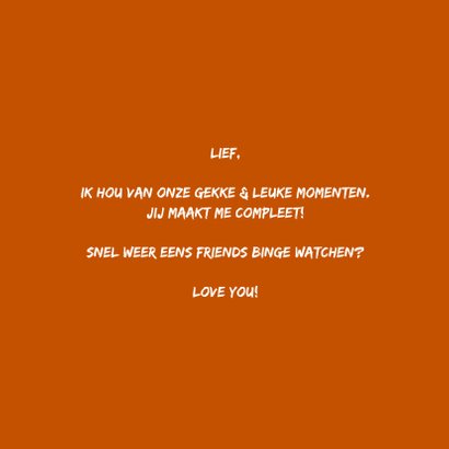 Valentijnskaart You're the Ross to my Rachel 3