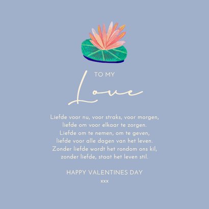 Valentijnskaart zwanen in hartjesvorm 3